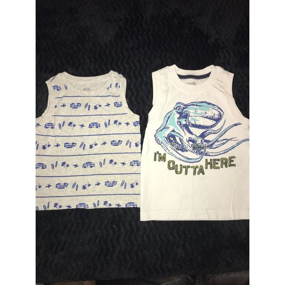old navy and Gymboree size 18-24 Month VW Squid Tank Tops